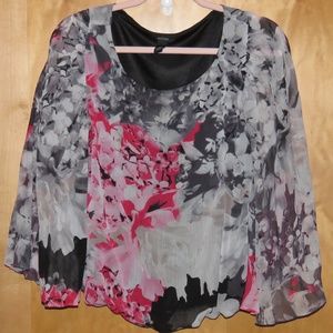 Alfani Flower Blouse